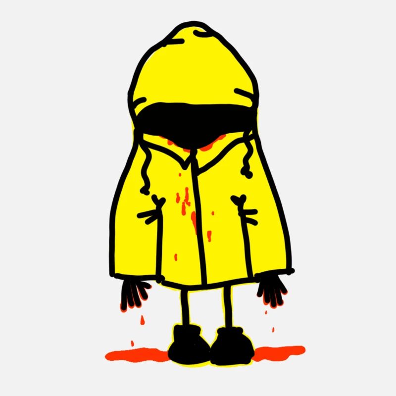 Homme à capuche effrayant