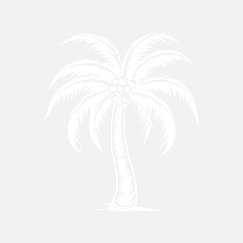 Palm tree holiday symbol silhouette