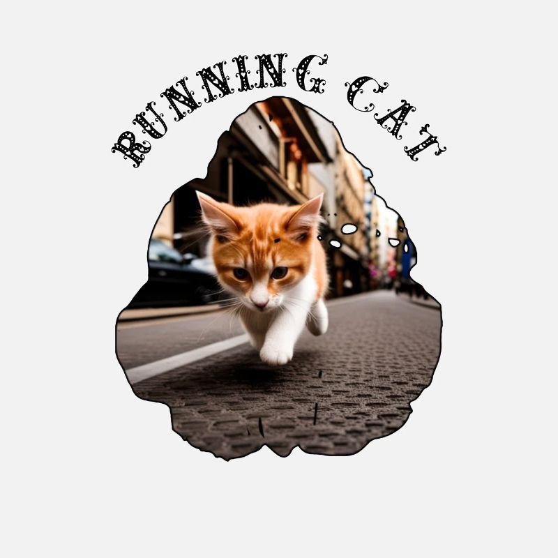 Rennende katze