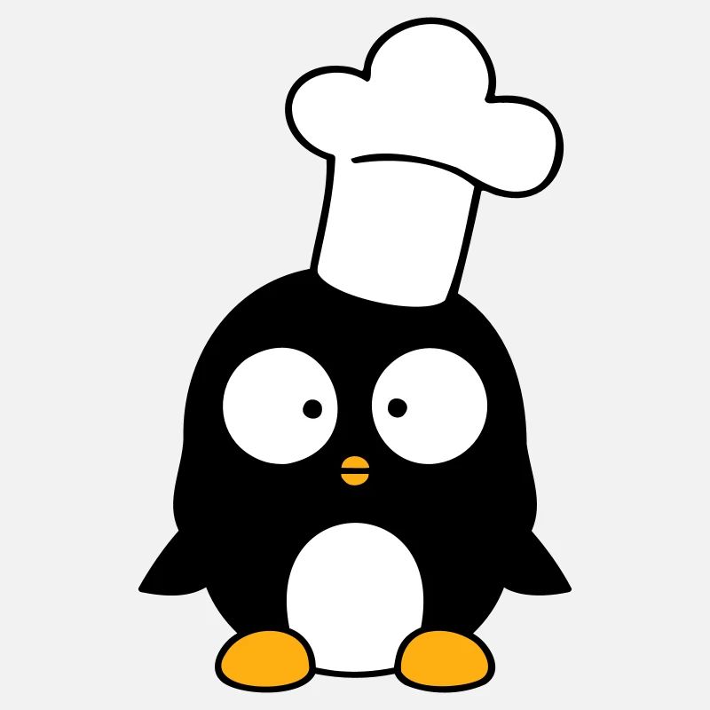 Penguin Kitchen Chef Hat Cuisine