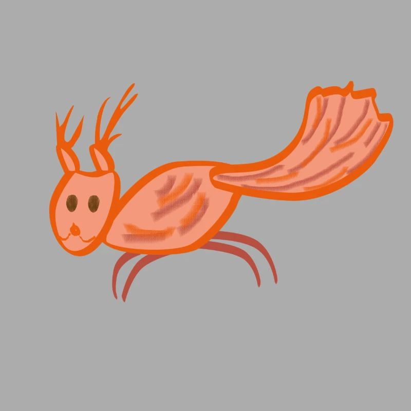 Eichhörnchen Nüsse oder Tee