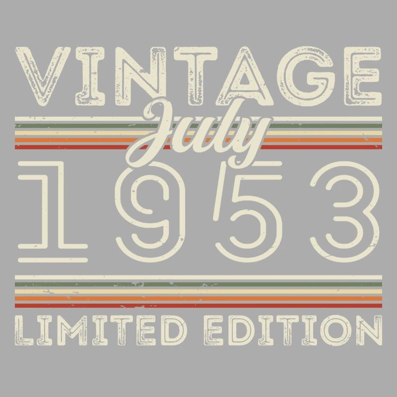 Juli 1953 Juli Geburtstagsgeschenk Juli 1953