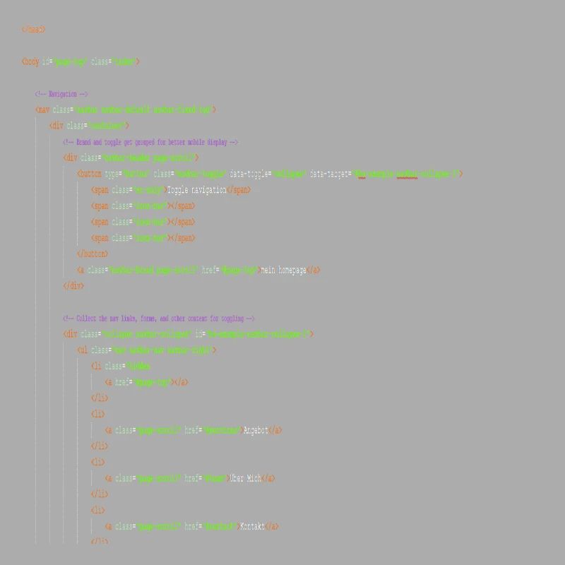 Programmation HTML. Chemise de ballot