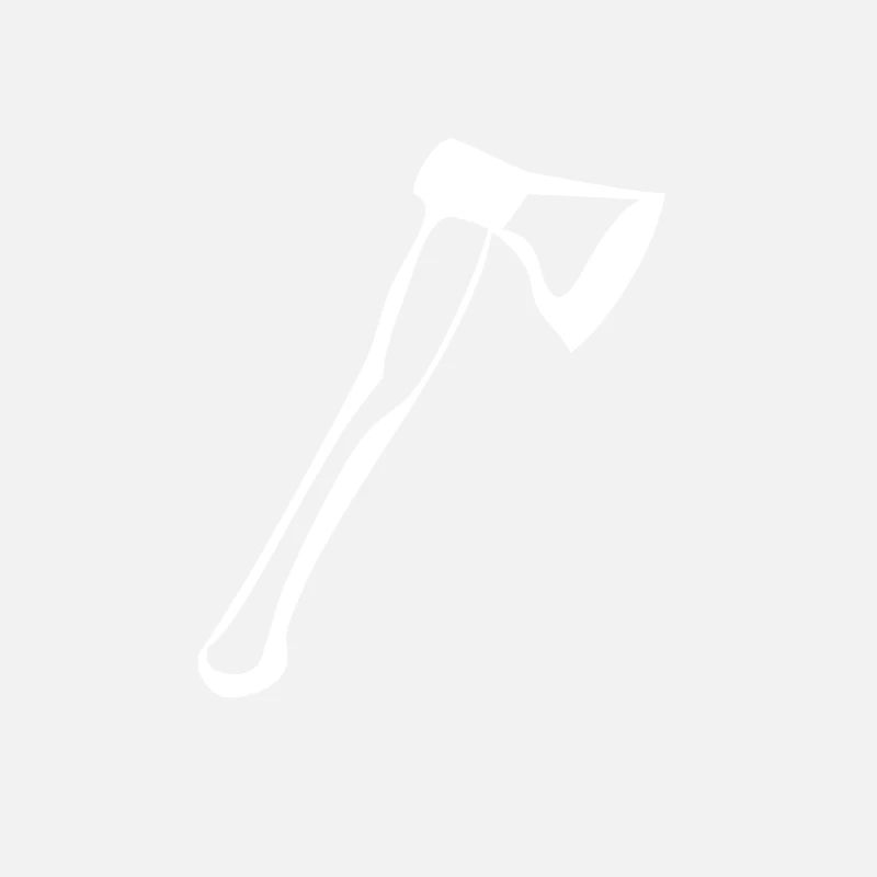 Cutting down the tree with an axe