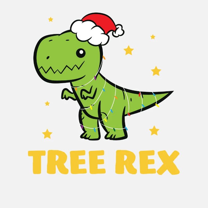 T-Rex - Arbre Rex String Light Star Chapeau de Noël