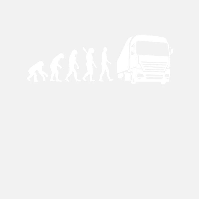 Truck Driver Evolution of Man / Darwin White