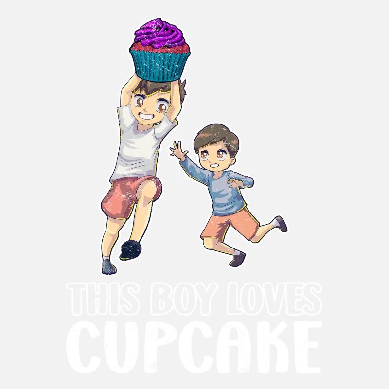 Ce garçon aime le cupcake