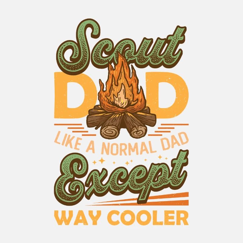 Scout Dad wie ein normaler Vater, nur viel cooler