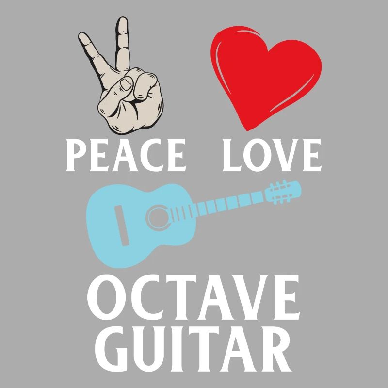 Peace Love Octave Guitar Instrument