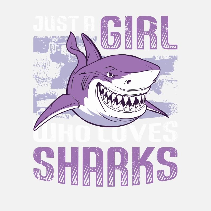 Fille qui aime les requins