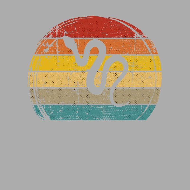 Snake Retro Reptile Python Idée cadeau