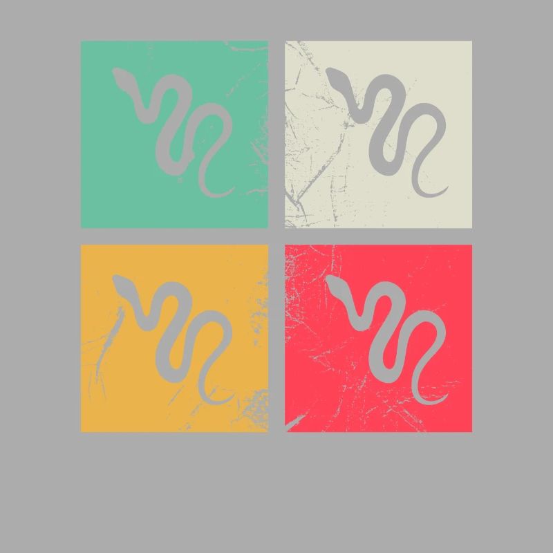 Snake Retro Reptile Python Idée cadeau