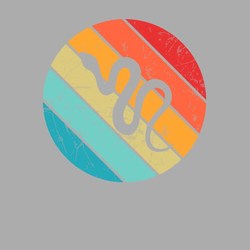 Snake Retro Reptile Python Gift idea