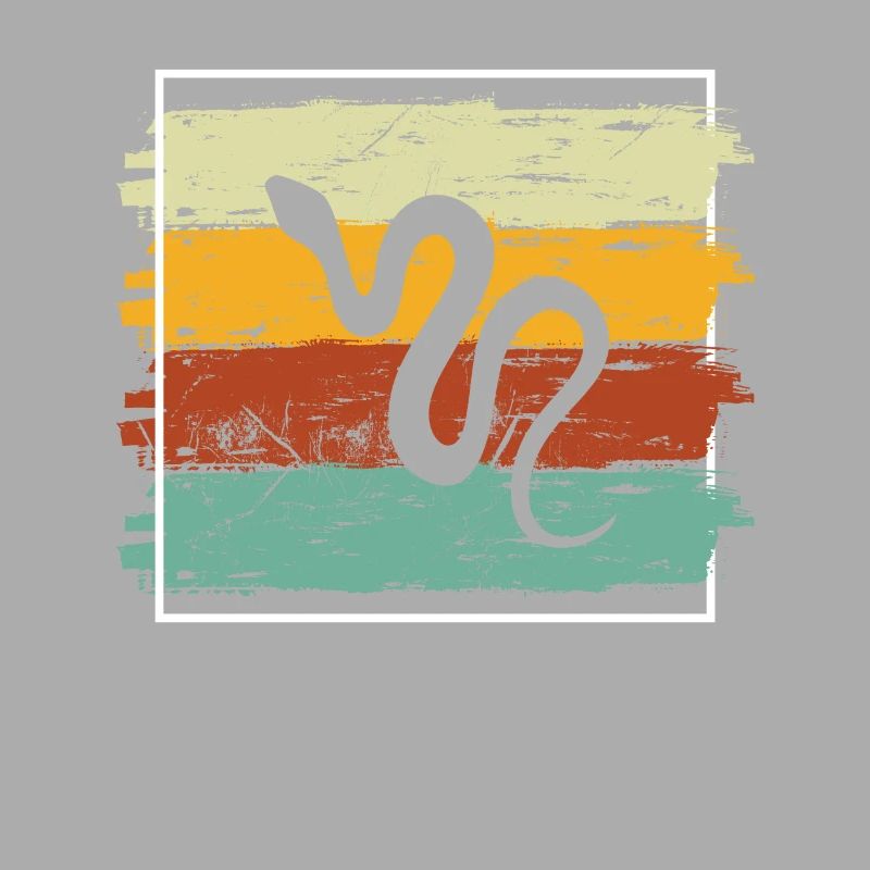 Snake Retro Reptile Python Idée cadeau