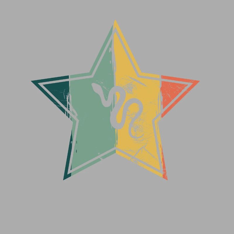 Snake Retro Reptile Python Idée cadeau