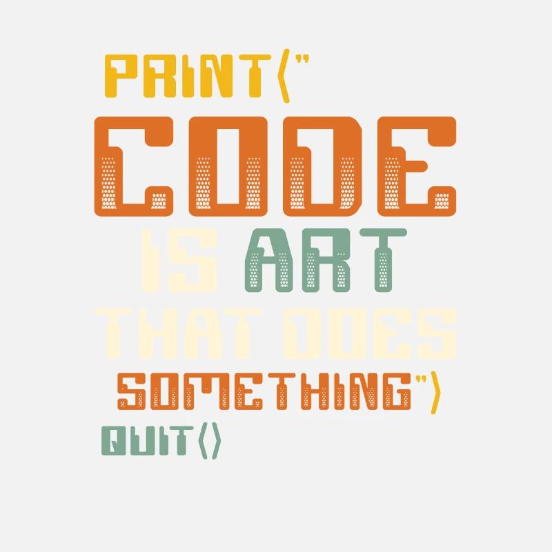 Le code est un art qui fait quelque chose, la programmation