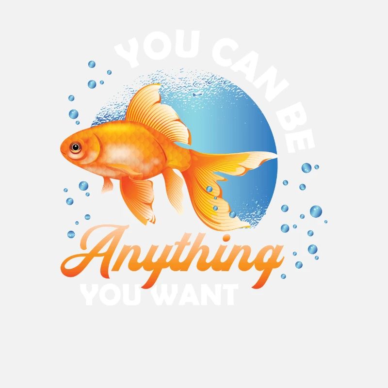 Goldfish Be A Shark, motivational message