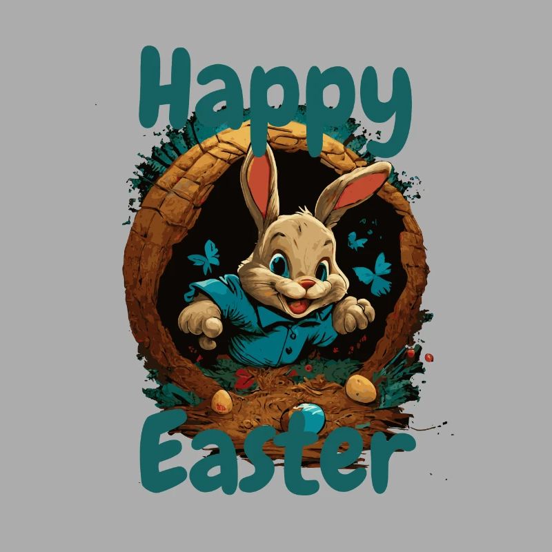 happy Easter Easter in the Easter basket Easter