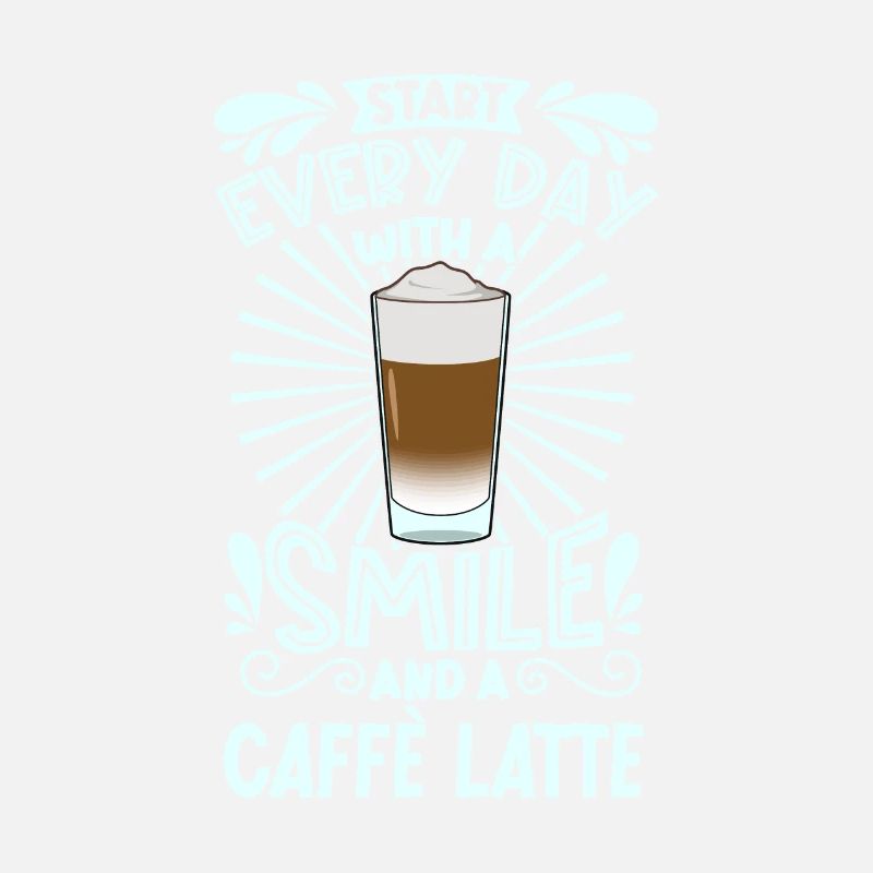 Lächeln mit Caffè Latte