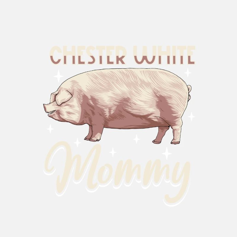Maman cochon blanc Chester