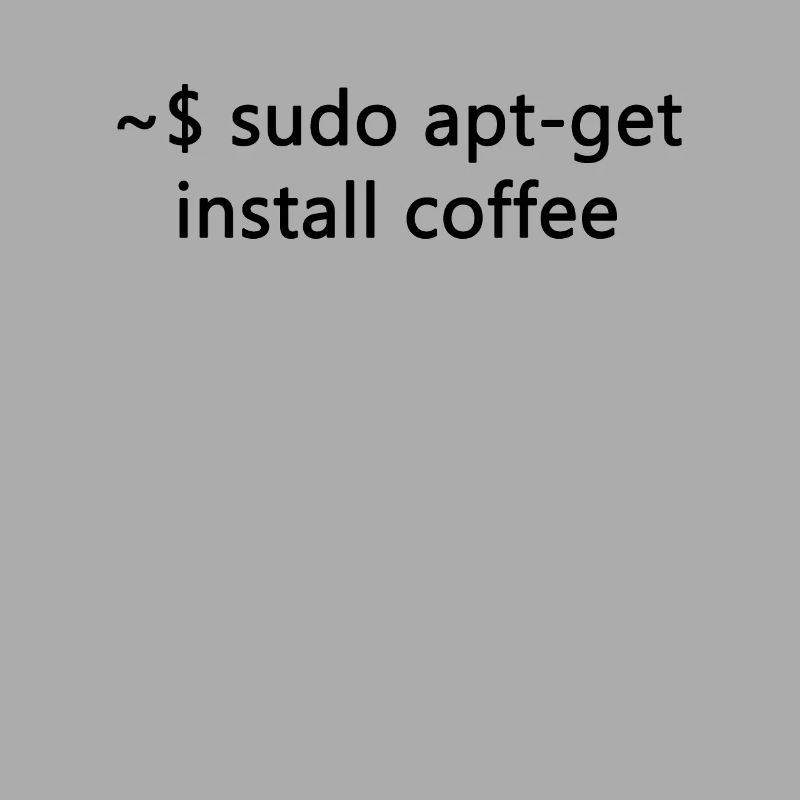 Sysadmin Linux Sudo Apt-Get Kaffee Programmierer
