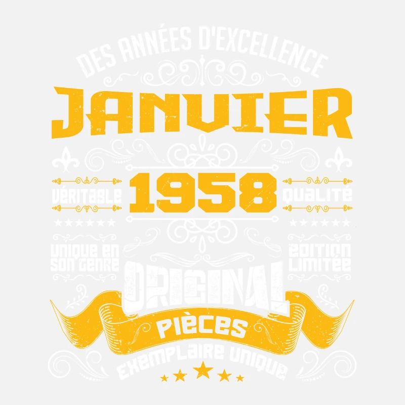 JANVIER 1958 | ORIGINAL PIÈCES