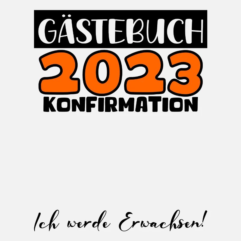 Konfirmation 2023 Gästebuch Mädchen Jungen Jugend