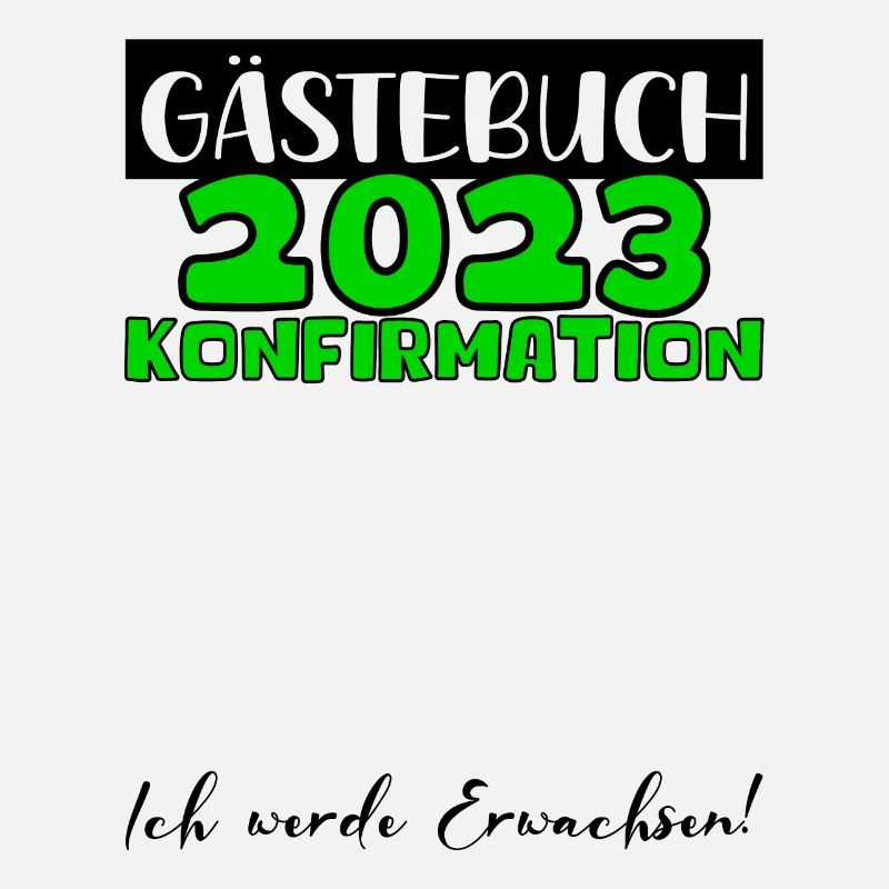Konfirmation 2023 Gästebuch Mädchen Jungen Jugend