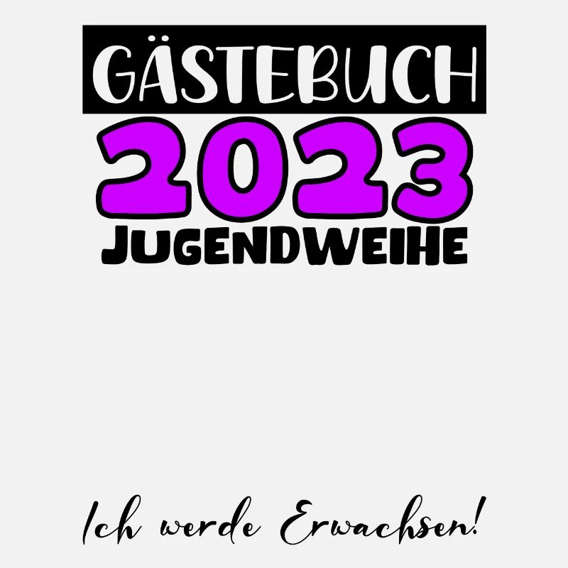 Jugendweihe 2023 Gästebuch Mädchen Jungen Fun Deko
