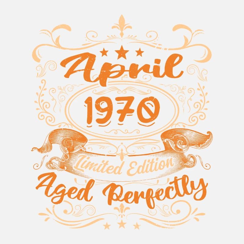 Geburtstag Vintage Geschenkidee April 1970