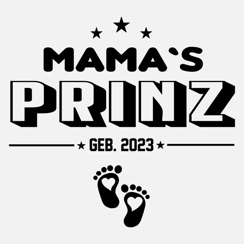 Säugling Baby 2023 Mamas Prinz