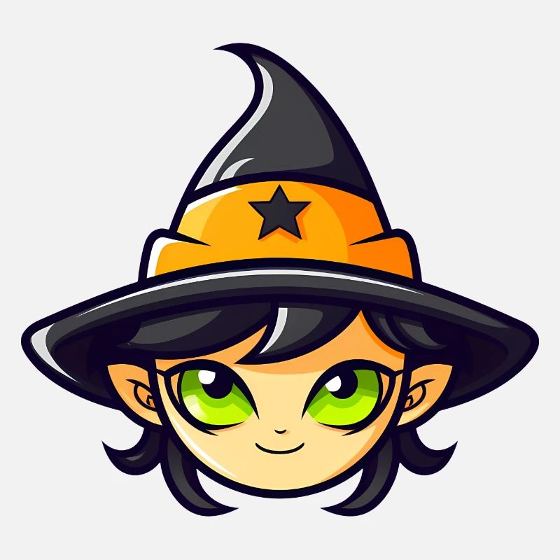 Sorcière d’Halloween mignonne