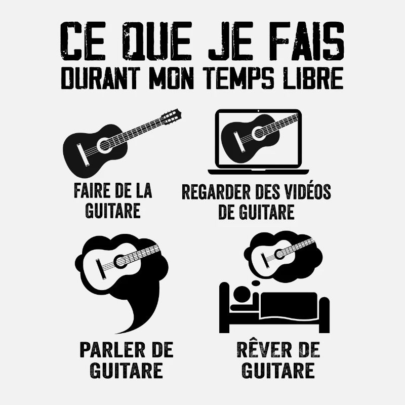 Ce que je fais durant mon temps libre Guitare