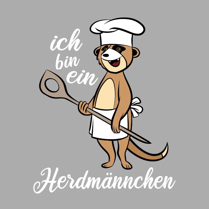 Ich bin ein Herdmännchen - Erdmännchen Kochlöffel