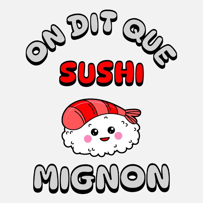 It is said that cute sushi