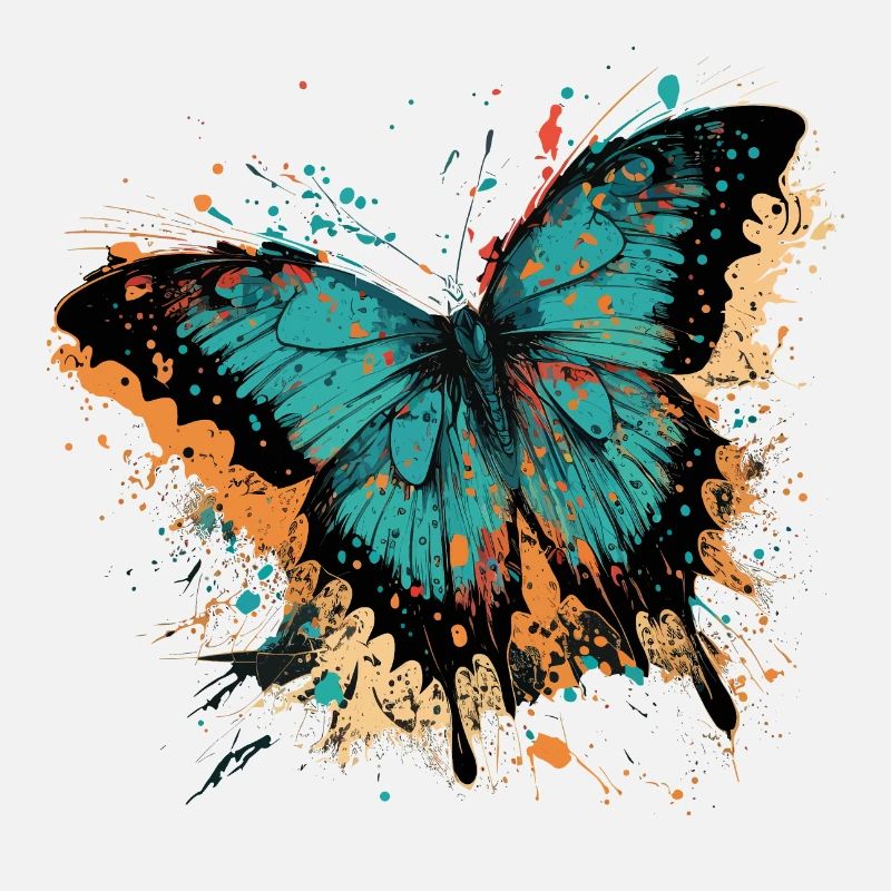 papillon bleu