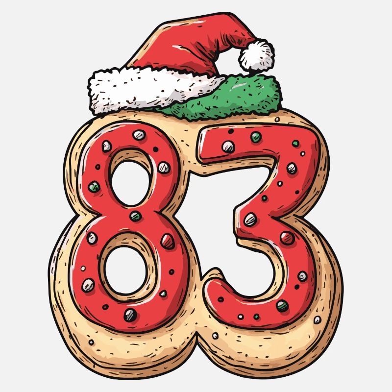 Biscuit de Noël à 83 chiffres