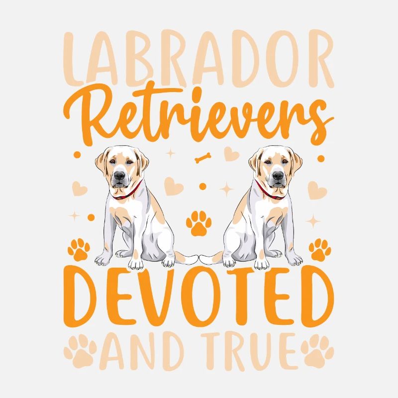 Labrador Retrievers dévoués et vrais