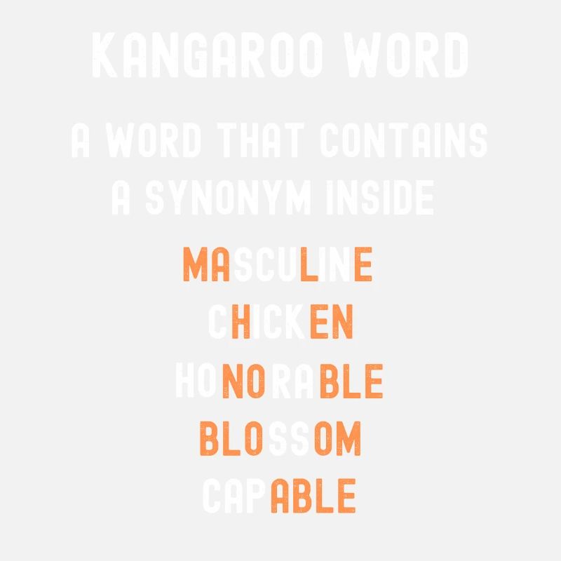 Kangaroo words synonym grammar