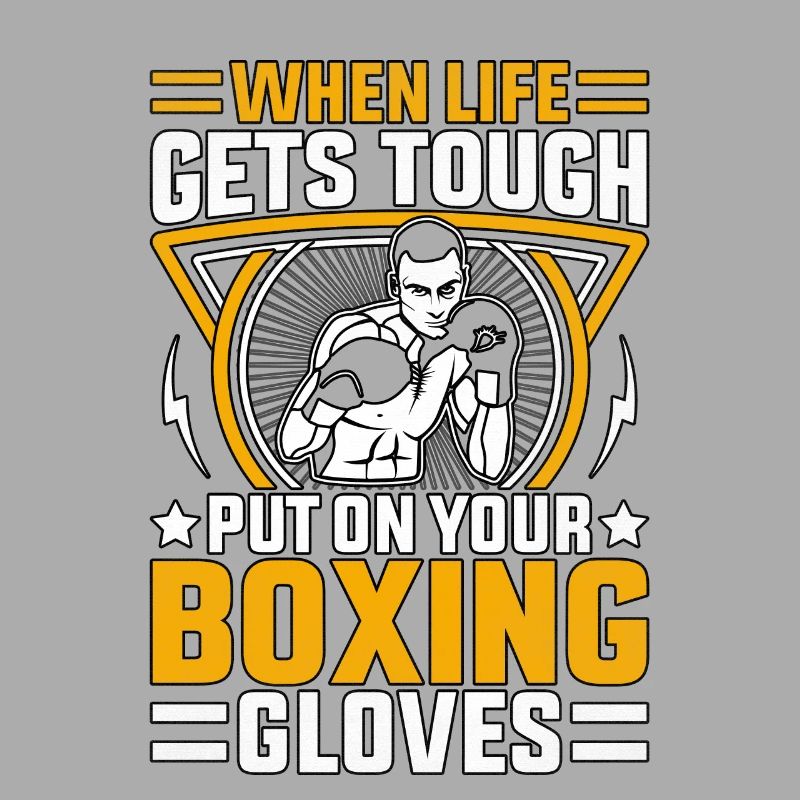 Quand la vie devient difficile, enfilez vos gants de boxe