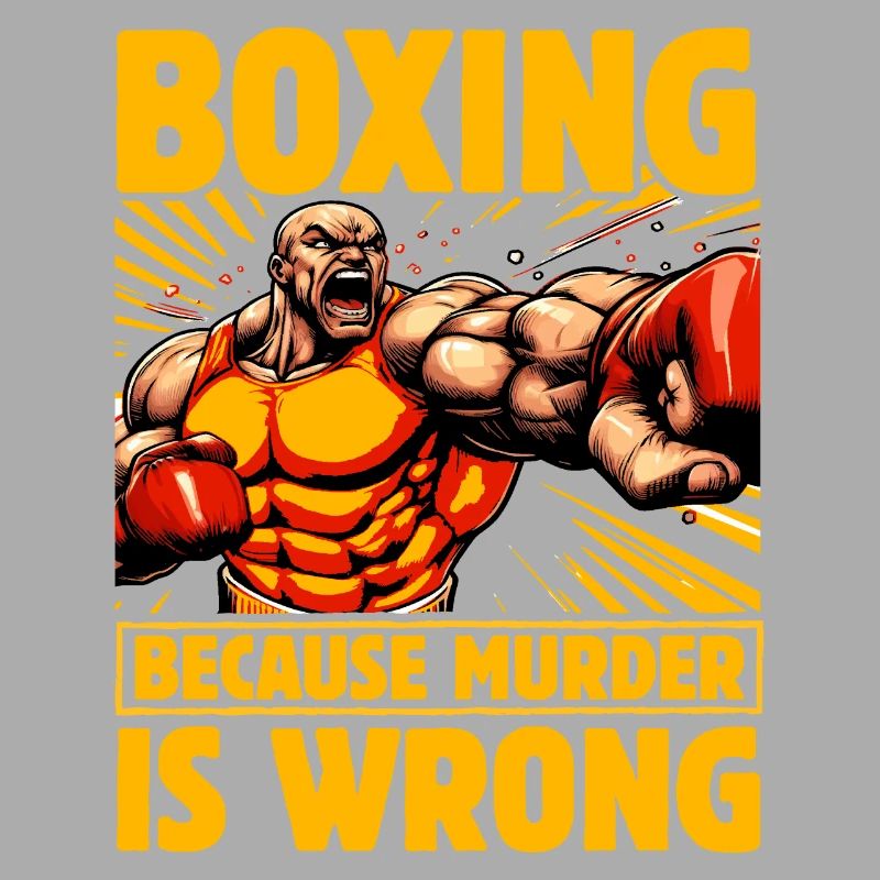 Boxing because murder is wrong