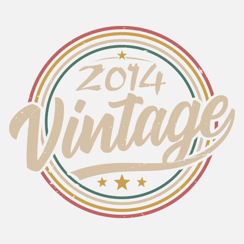 2014 Vintage 2014 Birthday Gift - Retro Style 2014