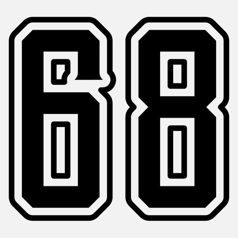 Symbole numérique 68