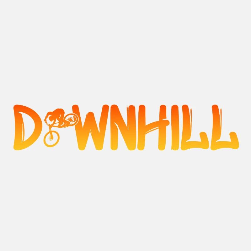Downhill mit Biker