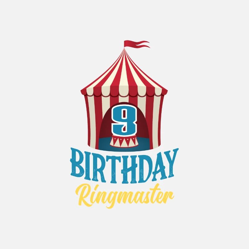 9e anniversaire Ringmaster Circus Lover