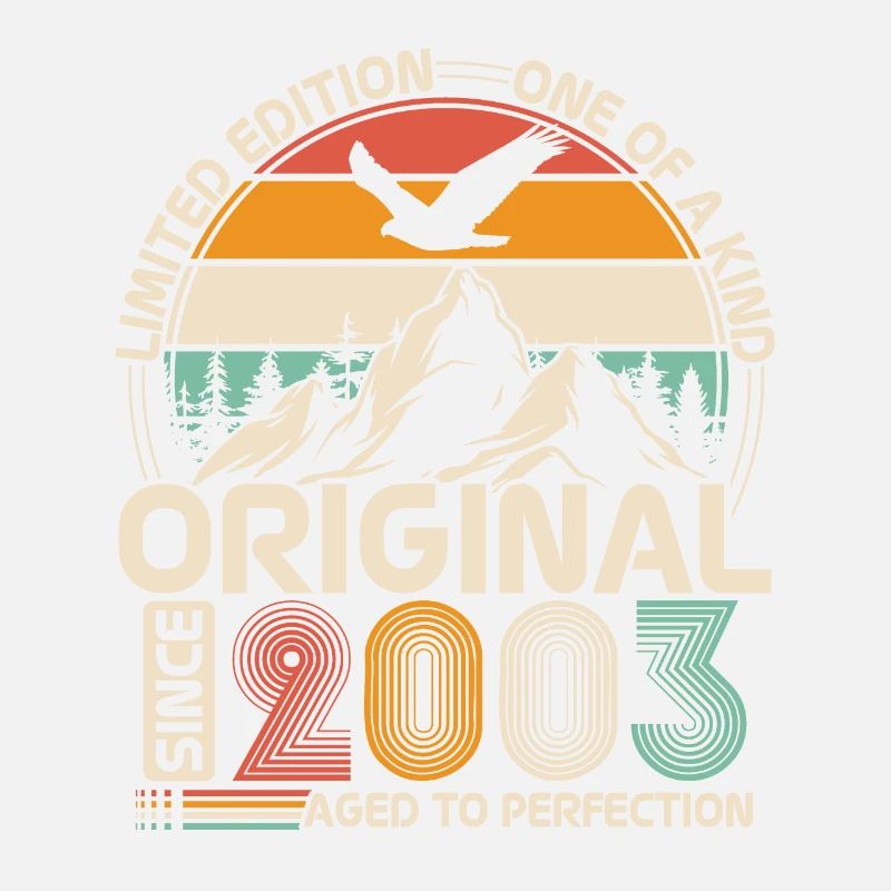 Original 2003 Vintage Retro Anniversary