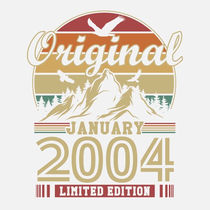 Original janvier 2004 vintage anniversaire 2004