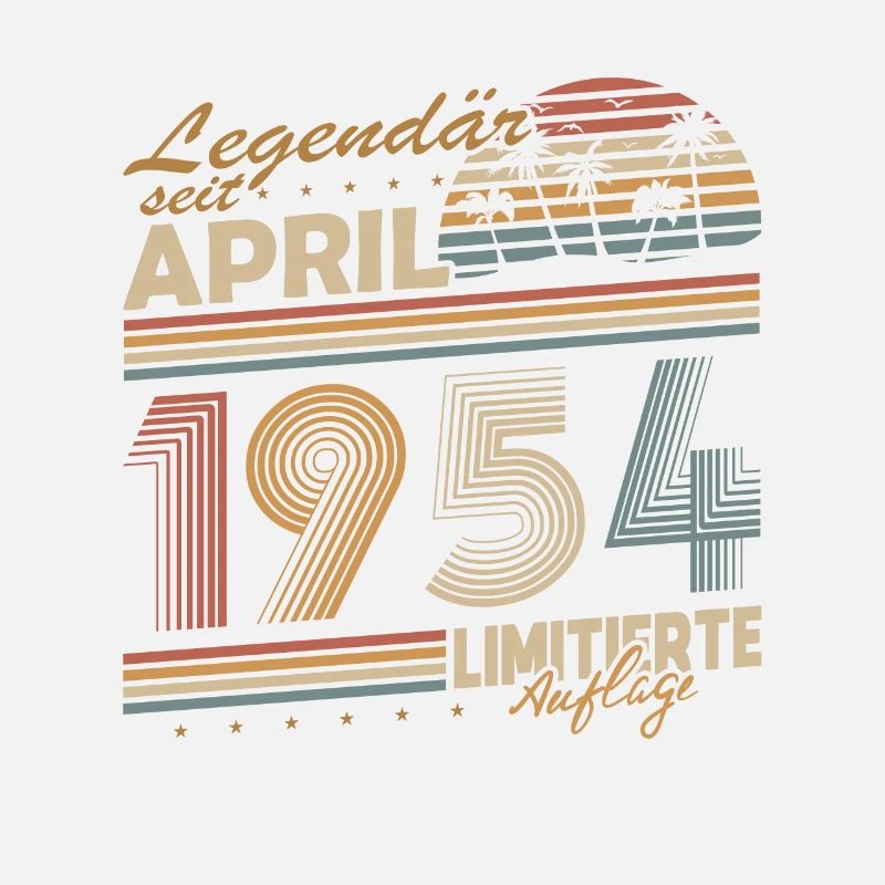 Legendary Since April 1954 Gift Birthday