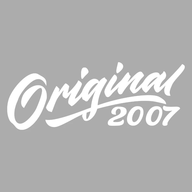 Original 2007 Geburtstagsgeschenk 2007