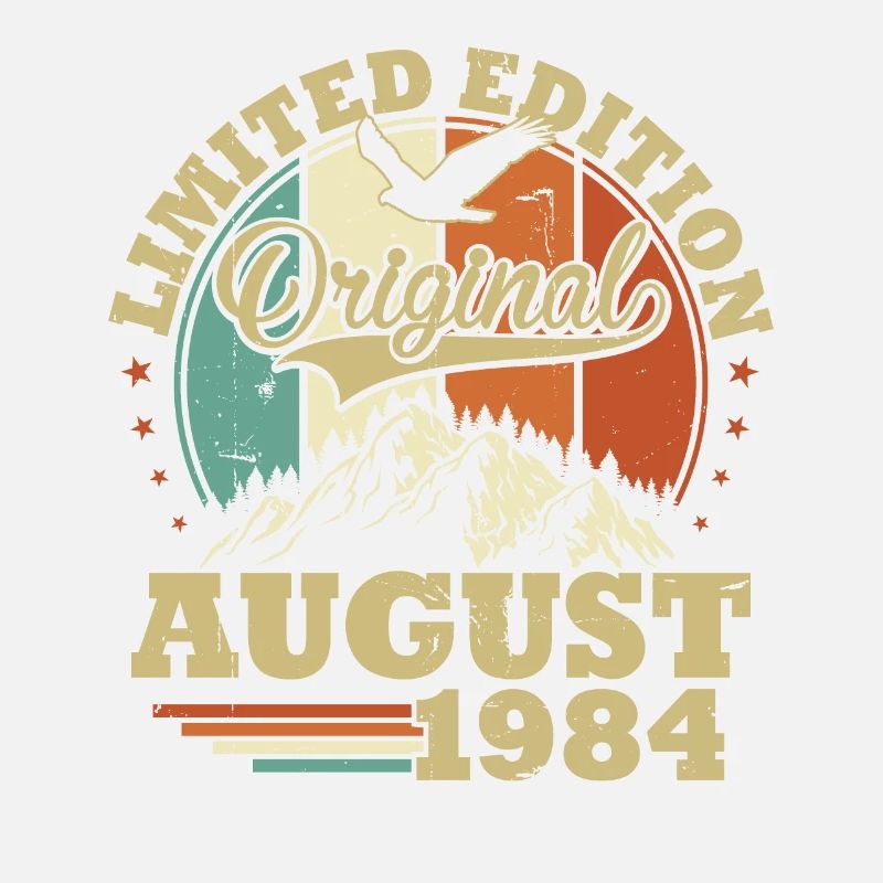 Original August 1984 Vintage Birthday Gift